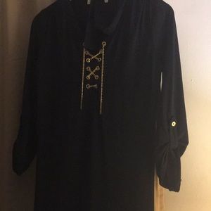 Mini dress blue navy